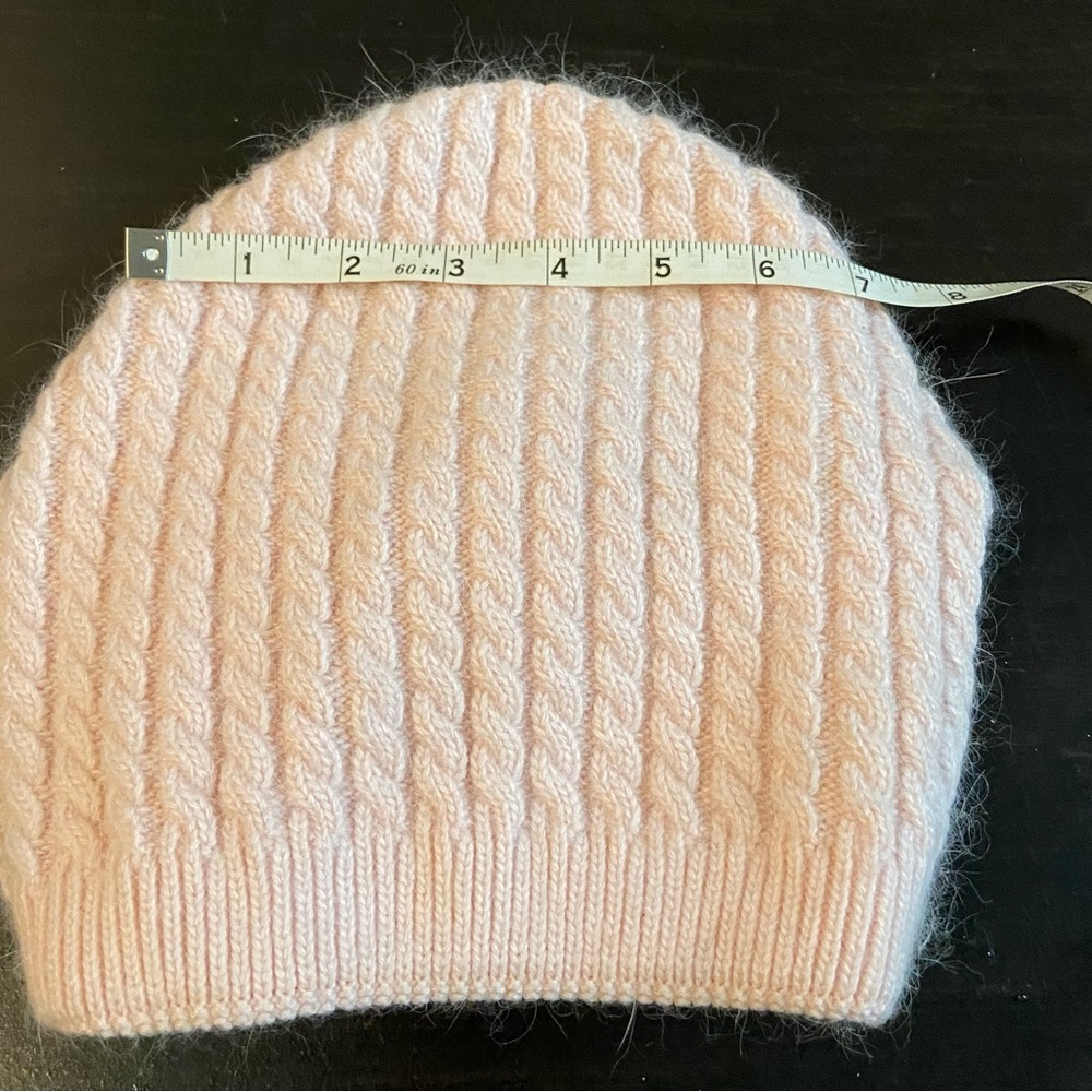 NWT HAUTE SHORE WOOL BLEND SLOUCHY BEANIE PINK HAT - Picture 3 of 8